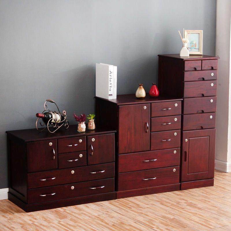 斗柜实木收纳柜开门抽屉式卧室小型简易衣柜多功能挂衣柜子储物柜,淘宝优惠券,粉丝福利购,淘宝优惠卷