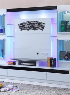 板式一体柜客厅组合多功能储物柜地柜影视电视墙柜