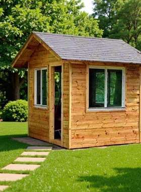 防腐木售货亭户外售卖亭小木屋景区售票亭岗亭售货屋民宿木屋