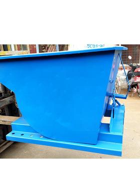 供应重型铁屑车带叉车槽工业废料收集周转翻斗自卸式不锈钢铁屑车