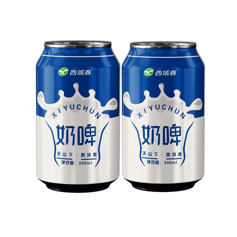 新疆特产西域春奶啤300ml*12罐装饮料整箱网红乳酸菌饮品非啤酒-图3