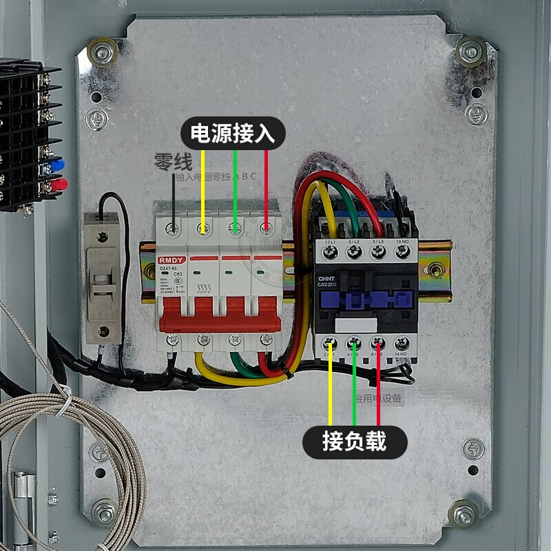 三相380v 单相220v温控箱 智能温度控制仪 自动温控箱1.5KW-30KW - 图1