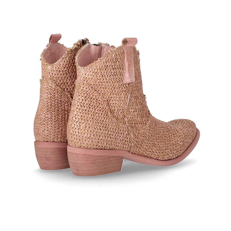 ZOE  YVONNE PINK TEXAN ANKLE BOOT - 图2