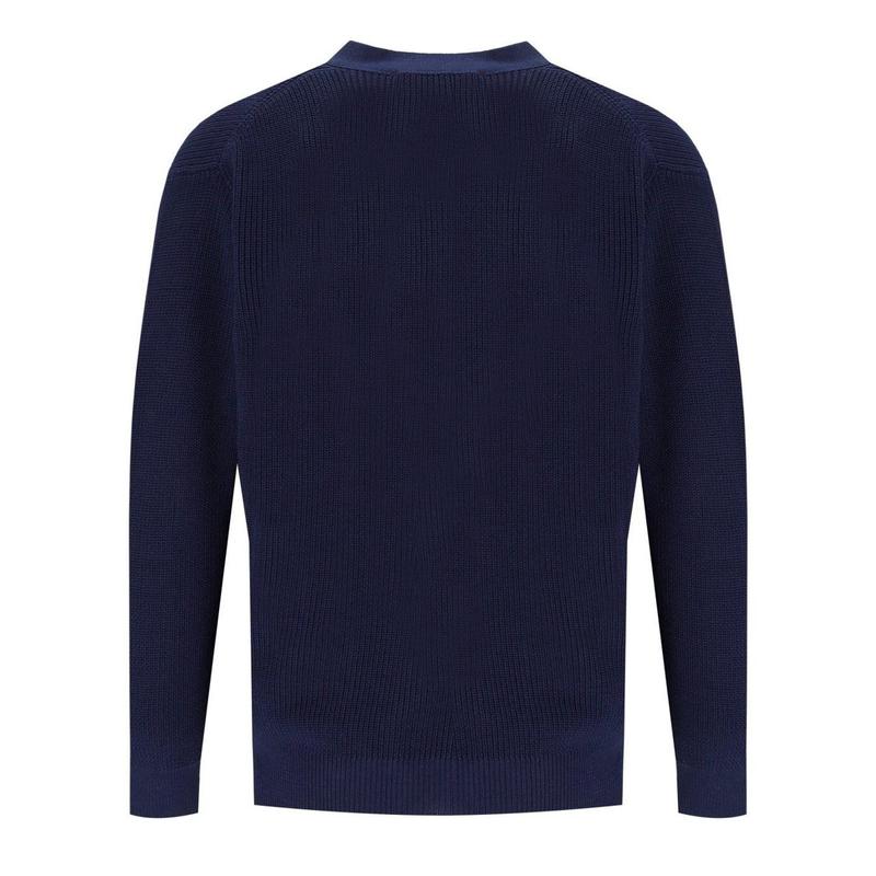 AMARÁNTO  NAVY BLUE CARDIGAN - 图0