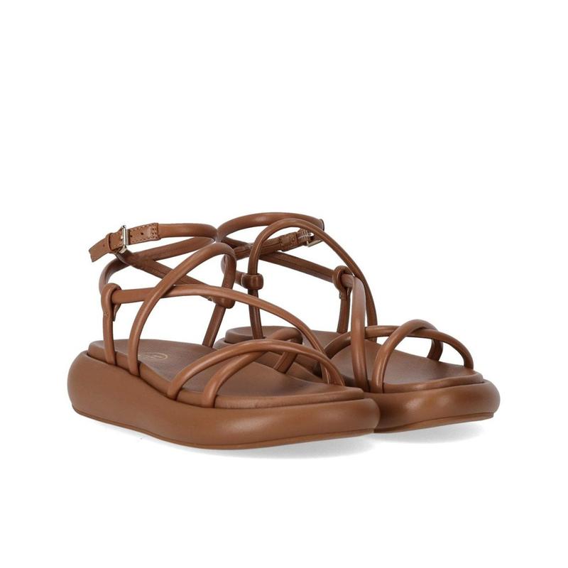 ASH  VICE CINNAMON PLATFORM SANDAL - 图0