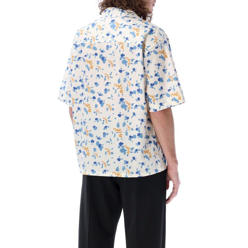 MARNI Poplin bowling shirt - 图0