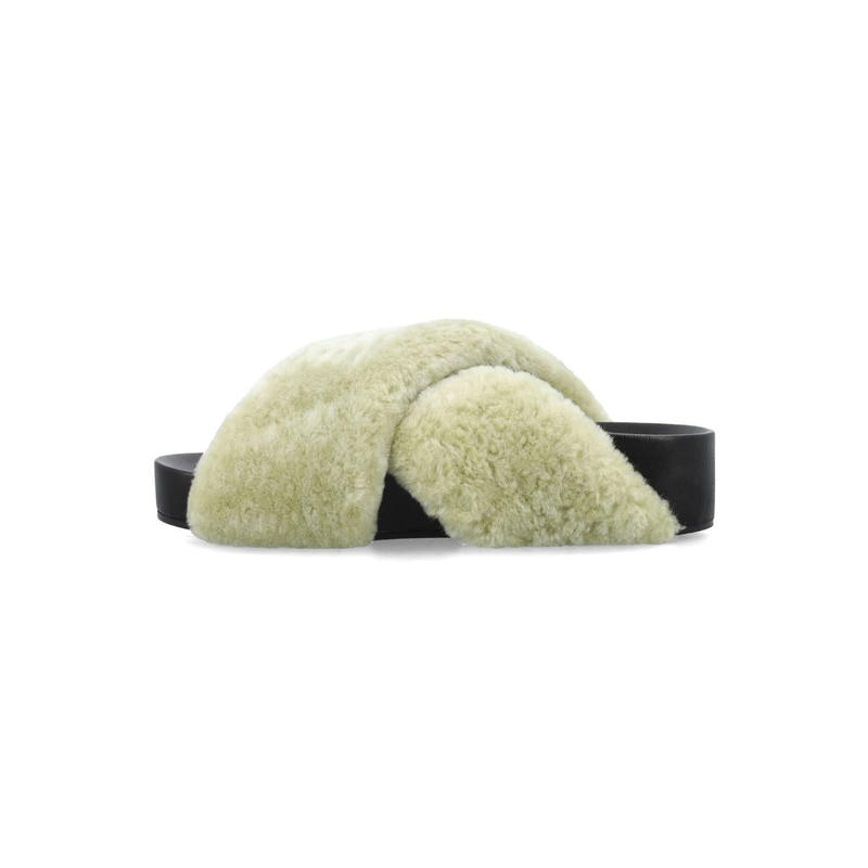 JIL SANDER Shearling Slides - 图1