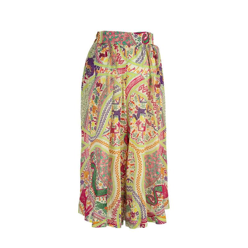 ETRO Skirt trousers with multi-coloured geometric design - 图0