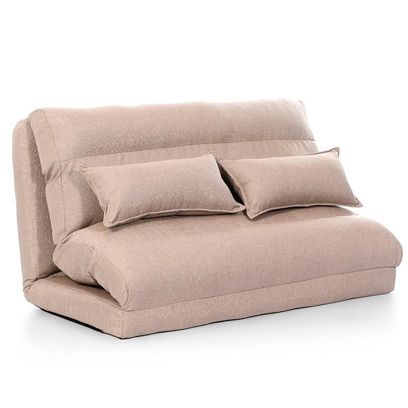 120cm宽 D1款 懒人沙发双人沙发懒人沙发榻榻米T地板多功能沙发床 - 图1