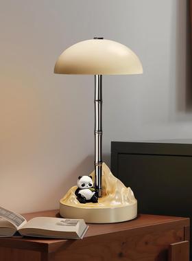 贝汉美熊猫台灯摆件教师节礼物2025新款桌面装饰品实用高档送老师