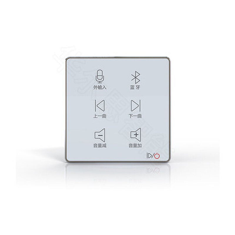 定制新86型背景音乐蓝牙主机 吸顶音响控制器面板 家庭酒店型用功 - 图1
