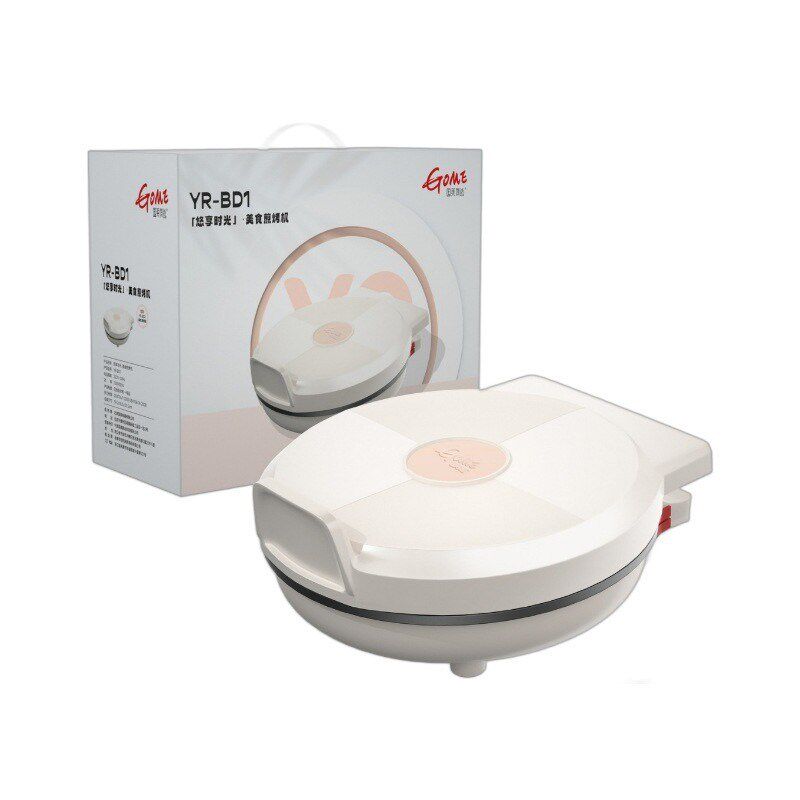 国美真选白色电饼铛o悠享时光美食煎烤机家用电饼铛大功率烙饼机