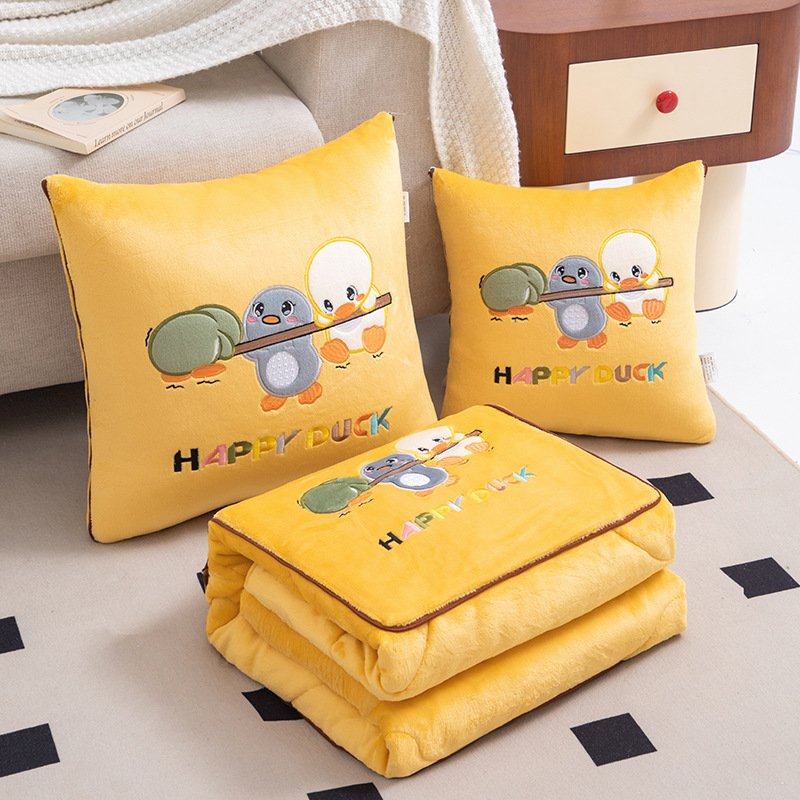 多功能二合一抱枕两被子两用加厚抱枕 车载靠枕靠垫被实用礼品,淘宝优惠券,粉丝福利购,淘宝优惠卷