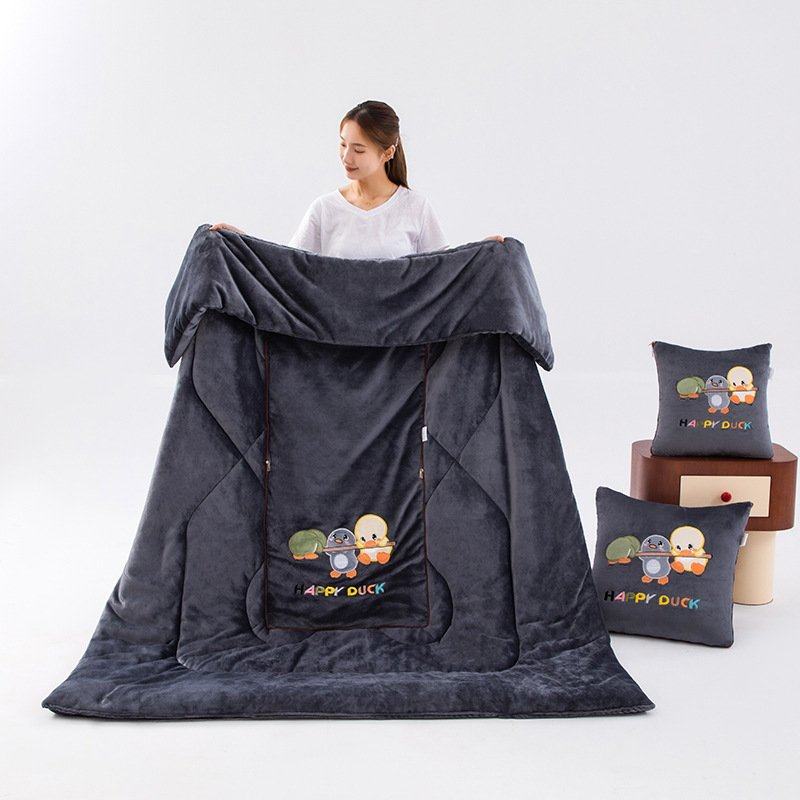 多功能二合一抱枕两被子两用加厚抱枕 车载靠枕靠垫被实用礼品,淘宝优惠券,粉丝福利购,淘宝优惠卷