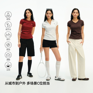安欧兔冰皮面膜瘦瘦T恤圆领正肩玻尿酸
