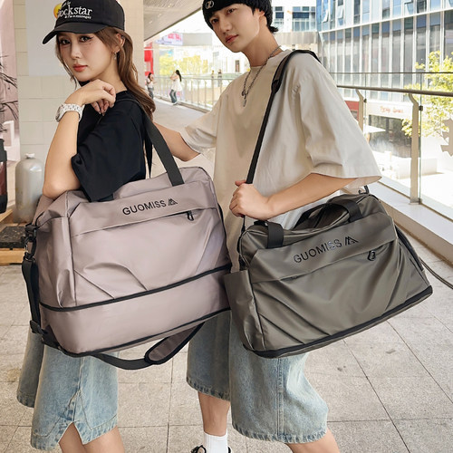 大容量短途出差手提行李包时尚旅游旅行包轻便待产收纳运动健身包 - 图0