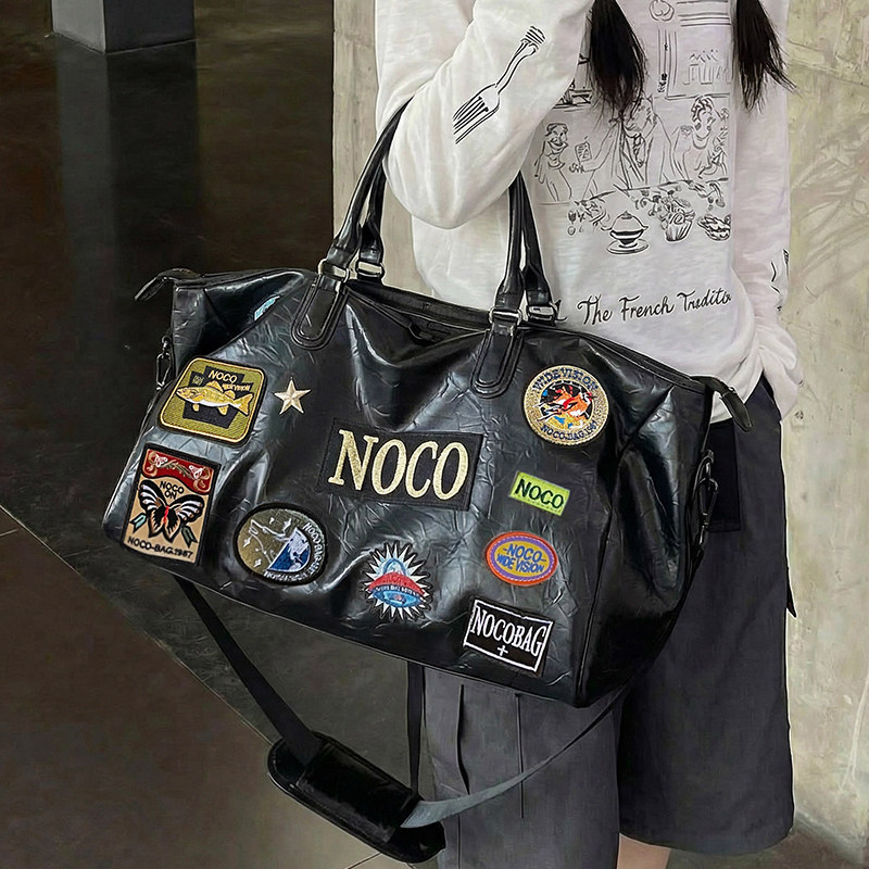 Short-distance travel bag for women, large-capacity sports and fitness bag for men