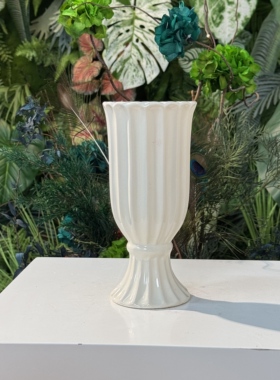 【直播间同款】法式高脚陶瓷花瓶