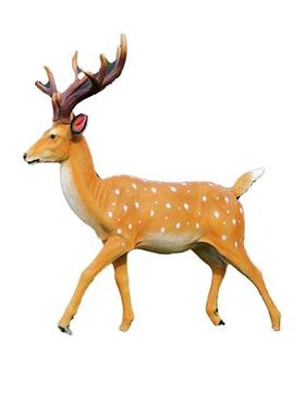 仿真梅花鹿雕塑小区公园草坪花园林景观售楼部装饰玻璃钢大鹿摆件