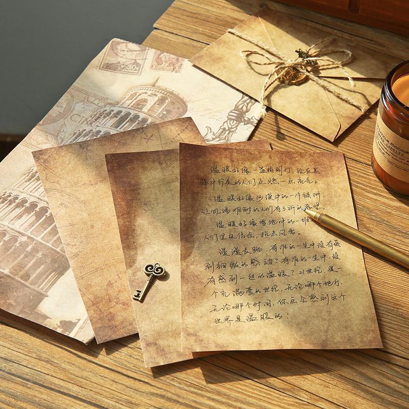 手写信纸质感高级情书送男友表白火漆信封套装复古风欧式祝福小众 - 图1