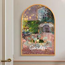 Modern French style living room decoration painting American retro mural painting Xuanguan electric meter box hanging painting Nordic dining room scenic oil painting