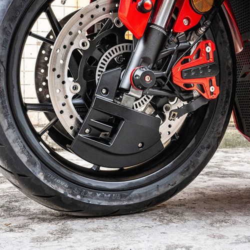 适用川崎Z400 Z650/RS Zu900/RS Z1000 ZH2改装前刹车盘导流罩护 - 图2