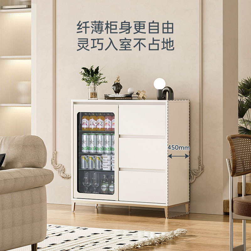 HCK哈士奇嵌入式红酒冰吧台冷藏柜小型家用商用客厅茶叶饮料冰箱