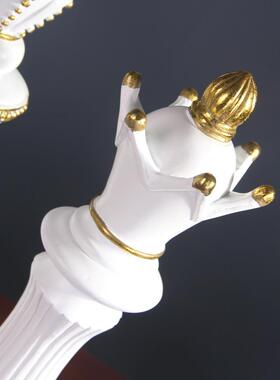 象棋美国书房软装客厅酒柜展厅装饰饰品艺术软装工艺品