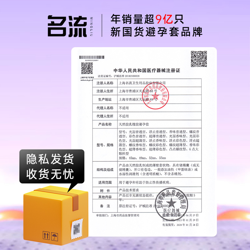 名流避孕套狼牙带刺大颗粒情趣变态旗舰店正品男用安全套刺激女性 - 图3