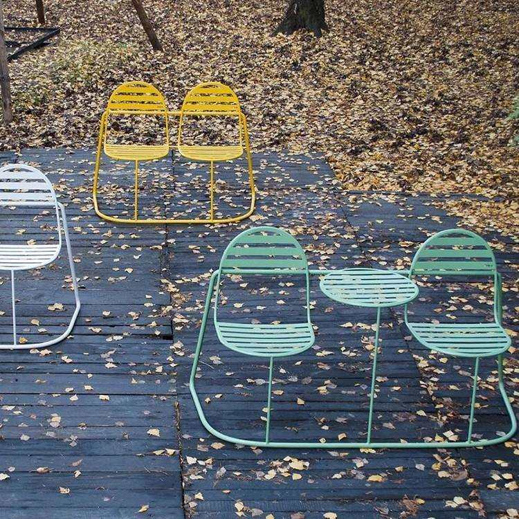 户外公园休息金属靠背桌椅现代简约民宿庭院接待休闲桌椅铁艺凳子,淘宝优惠券,粉丝福利购,淘宝优惠卷