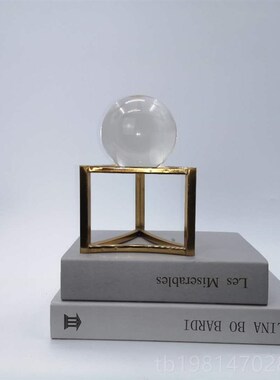 水球摆件欧软球式m客厅装书柜晶办公室美式玻璃北欧简约家居装
