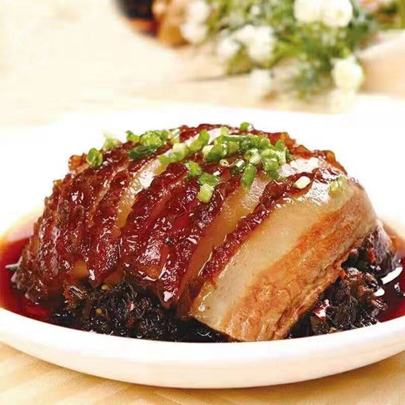 正宗梅菜扣肉虎皮正宗客家加热即食熟食猪肉年夜饭下酒菜碗装商用,淘宝优惠券,粉丝福利购,淘宝优惠卷