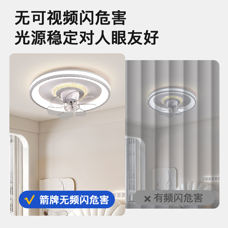 箭牌照明2025新款风扇吸顶灯现代简约家用客厅餐厅卧室一体电扇灯,淘宝优惠券,粉丝福利购,淘宝优惠卷