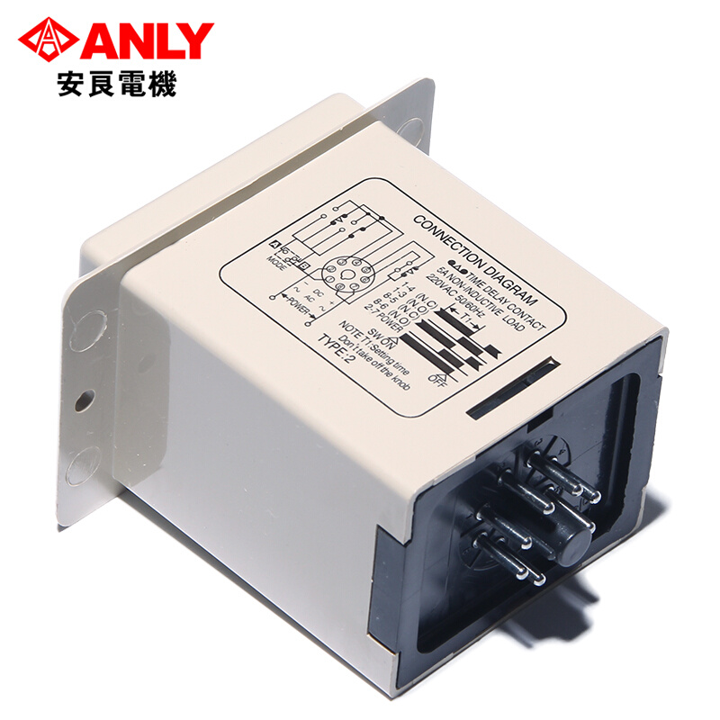 ANLY数显时间继电器ASY-3SM 2SM 2D 3D 24V 220V 9.99S 99.9S - 图1