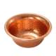 Ethnic style hand-beaten water supply bowl red copper embossed hammered pattern Nepalese household blessing water cup
