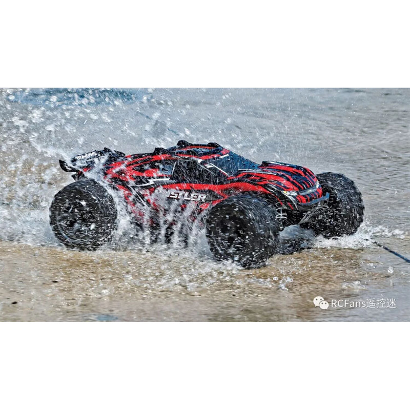 新款TRAXXAS Rustler 1/10四驱有刷低重心遥控电动越野车67064-1-图0