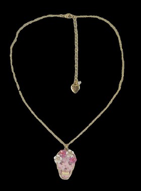极速红粉骷髅。 CBJ 短款  项链