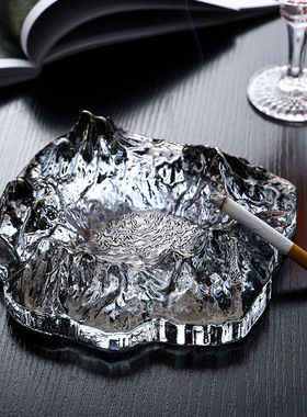 新中式家用烟灰缸创意个性潮流A办公室客厅轻奢时尚烟缸男朋友礼