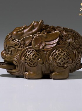 《吉祥貔貅》i玄关桌面铜貔貅摆件 家居装饰工艺品