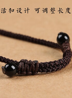 极速紫檀木招财猫可调节项链长款A可爱毛衣链复古男女情侣配饰吊