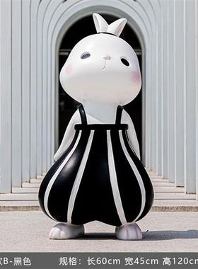 户外玻璃钢卡通垃圾分类雕塑摆件城市文化主题公园幼儿园公仔美陈