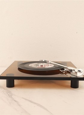 欧式创意水晶黑胶唱片机摆件样y板房酒柜卧室书房客厅玄关家居饰