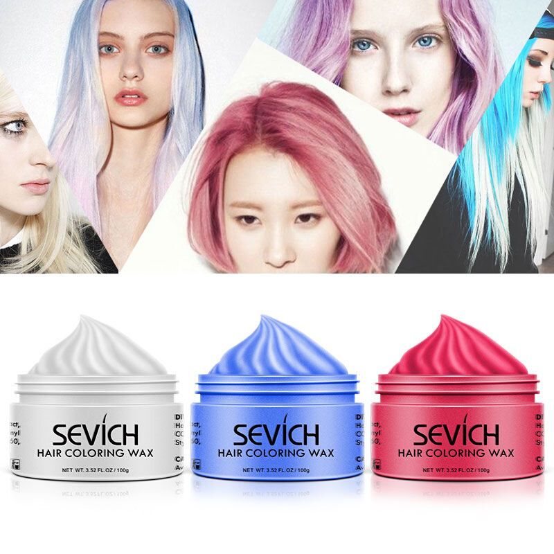 temporary hair color wax men diy mud One-time Molding Paste - 图1