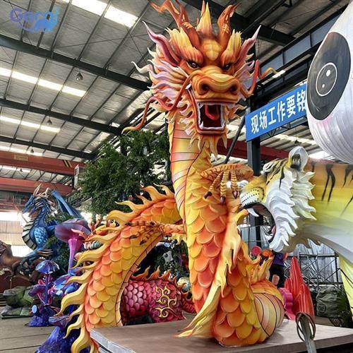 春节元宵节日户外景区公园大型花灯彩灯商场美陈装饰模型定制厂家