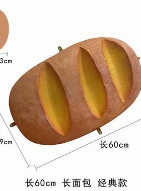 仿真面包模型玻璃钢雕塑定制烘焙店创意招牌门头立体发光壁挂摆件