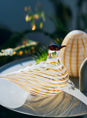 芬兰iittalha伊塔拉 Birds by Toikka手工玻璃鸟北欧创意装饰摆件