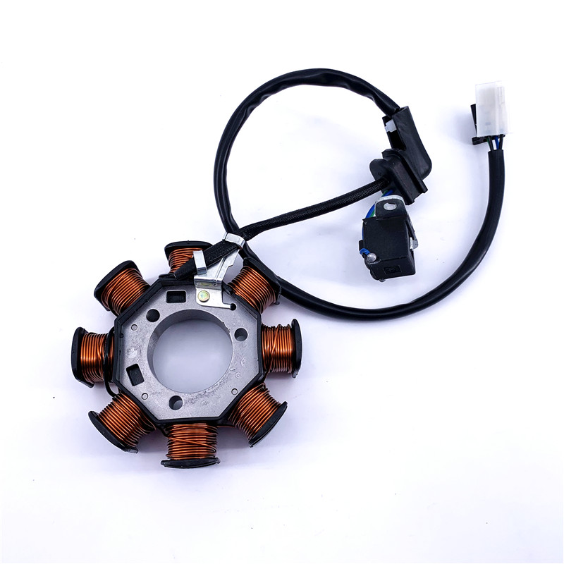 适用铃木睿彩QS125T-4B/4C瑞梦QS125T-5OA线圈磁电机定子点火线圈 - 图1