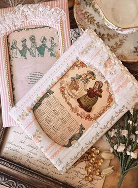 手工制作布包蕾丝小藤蔓碎花相框装饰床头柜摆件壁挂装饰拍照道具