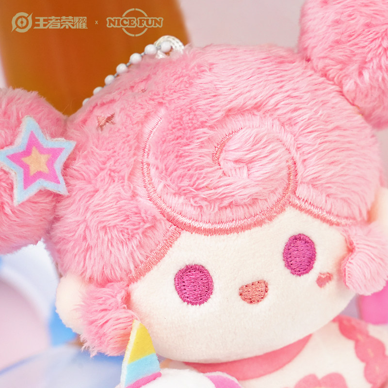 王者荣耀挂件王者荣耀 X NICEFUN小乔缤纷独角兽游泳圈毛绒摆挂件公仔玩偶周边