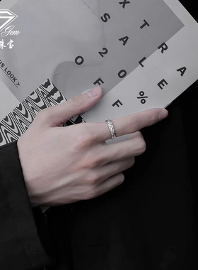 中国珠宝足银招财貔貅戒指